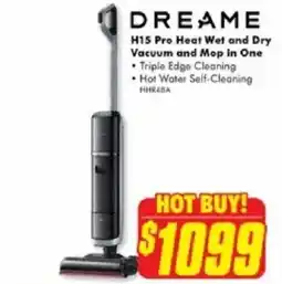 The Good Guys H15 Pro Heat Wet and Dry Vacuum and Mop in One Triple Edge Cleaning Hot Water Self-Cleaning offer