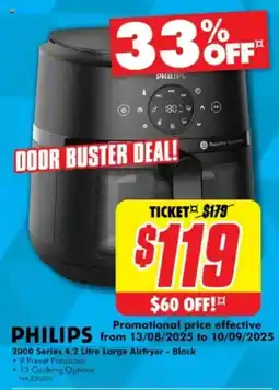 The Good Guys Series Large Airfryer - Black offer