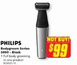 The Good Guys PHILIPS Bodygroom Series 5000 - Black offer