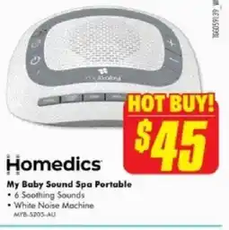 The Good Guys My Baby Sound Spa Portable offer