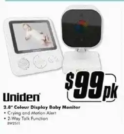 The Good Guys 2.8" Colour Display Baby Monitor offer