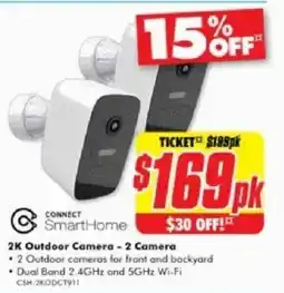 The Good Guys 2K Outdoor Camera - 2 Camera offer