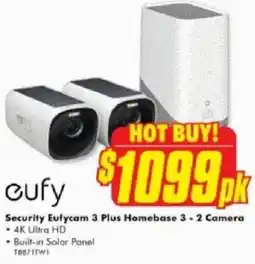 The Good Guys Security Eufycam 3 Plus Homebase 3 - 2 Camera offer