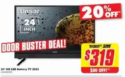 The Good Guys 24" HD LED Battery TV 2025 offer