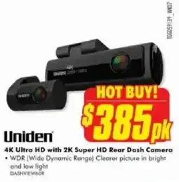The Good Guys 4K Ultra HD with 2K Super HD Rear Dash Camera offer