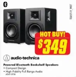 The Good Guys Powered Bluetooth Bookshelf Speakers offer