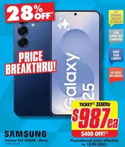 The Good Guys Galaxy 256GB - Navy offer