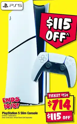 JB Hi-Fi PlayStation 5 Slim Console offer