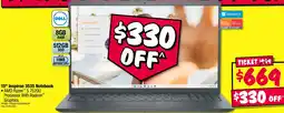 JB Hi-Fi 15" Inspiron 3535 Notebook offer