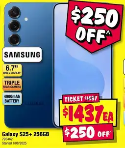 JB Hi-Fi Galaxy S25+ offer