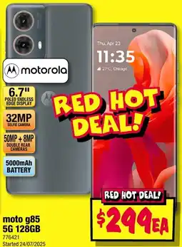 JB Hi-Fi moto g85 5G 128GB offer