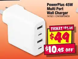 JB Hi-Fi PowerPlus 45W Multi Port Wall Charger offer