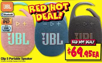 JB Hi-Fi Clip 5 Portable Speaker offer