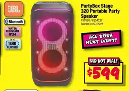 JB Hi-Fi PartyBox Stage 320 Portable Party Speaker offer