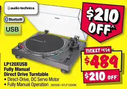 JB Hi-Fi Fully Manual Direct Drive Turntable offer