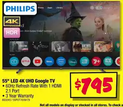 JB Hi-Fi 55" LED 4K UHD Google TV offer