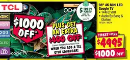 JB Hi-Fi 98" 4K Mini LED Google TV offer