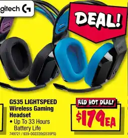 JB Hi-Fi G535 lightspeed wireless gaming headset offer