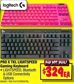 JB Hi-Fi Pro x tkl lightspeed gaming keyboard offer