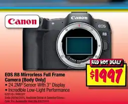 JB Hi-Fi EOS R8 Mirrorless Full Frame Camera offer