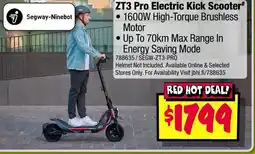 JB Hi-Fi ZT3 Pro Electric Kick Scooter Motor offer