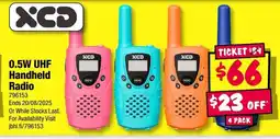 JB Hi-Fi 0.5W UHF Handheld Radio offer