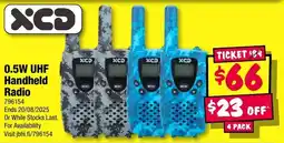 JB Hi-Fi 0.5W UHF Handheld Radio offer
