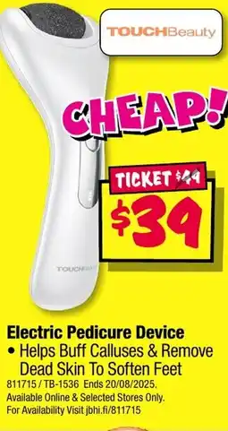 JB Hi-Fi Electric Pedicure Device offer