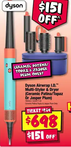 JB Hi-Fi Multi-Styler & Dryer Ceramic Patina/Topaz Or Jasper Plum offer