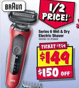 JB Hi-Fi Series 6 Wet & Dry Electric Shaver offer