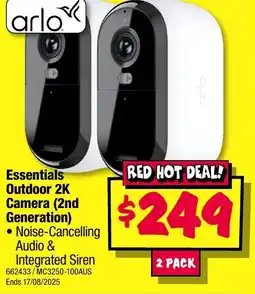 JB Hi-Fi Essentials Outdoor 2K Camera 2 offer