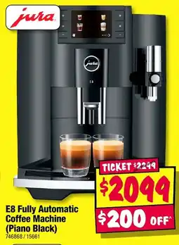 JB Hi-Fi E8 Fully Automatic Coffee Machine Piano Black offer