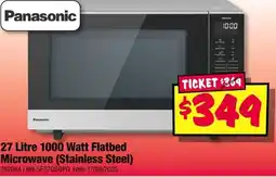 JB Hi-Fi 1000 Watt Flatbed Microwave Stainless Steel offer