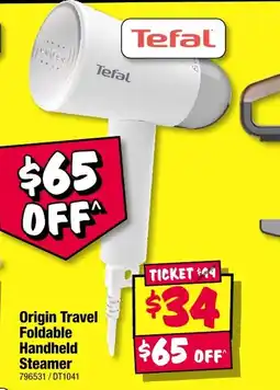 JB Hi-Fi Origin Travel Foldable Handheld Steamer offer