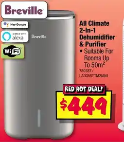 JB Hi-Fi All Climate 2-In-1 Dehumidifier offer