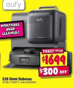 JB Hi-Fi E28 Omni Robovac offer