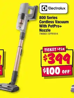 JB Hi-Fi 800 Series Cordless Vacuum With PetPro Nozzle offer