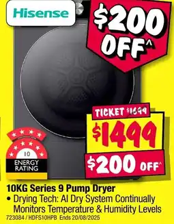 JB Hi-Fi Series 9 Pump Dryer offer