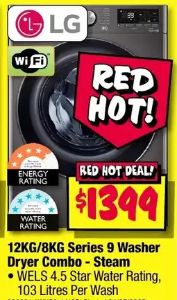 JB Hi-Fi Series 9 Washer Dryer Combo - Steam offer