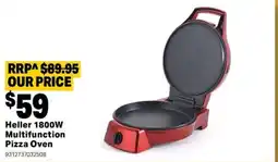 Mitre 10 Heller 1800W Multifunction Pizza Oven offer