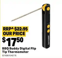 Mitre 10 BBQ Buddy Digital Flip Tip Thermometer offer