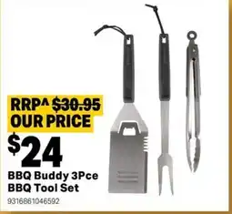 Mitre 10 BBQ Buddy 3Pce BBQ Tool Set offer