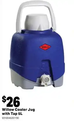 Mitre 10 Willow Cooler Jug with Tap offer