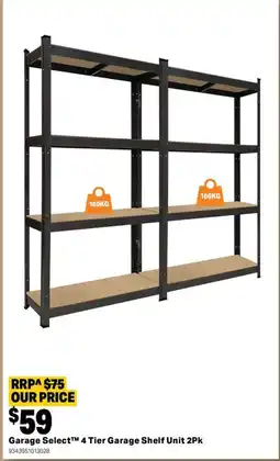 Mitre 10 4 Tier Garage Shelf Unit offer