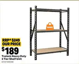 Mitre 10 Trulock Heavy Duty 3 Tier Shelf Unit offer