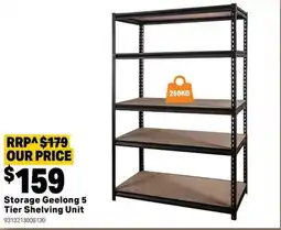 Mitre 10 Storage Geelong 5 Tier Shelving Unit offer