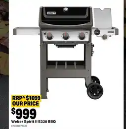 Mitre 10 Weber Spirit BBQ offer