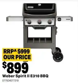 Mitre 10 Weber Spirit II E310 BBQ offer
