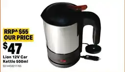 Mitre 10 Lion 12V Car Kettle offer