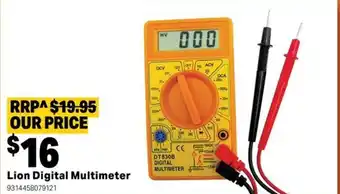Mitre 10 Lion Digital Multimeter offer